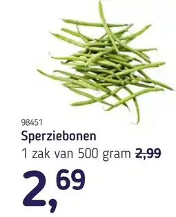 Van Hoeckel Sperziebonen aanbieding