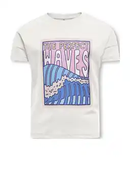 Wehkamp KIDS ONLY GIRL T-shirt wit aanbieding