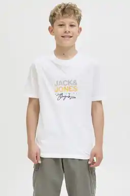 Wehkamp JACK & JONES JUNIOR T-shirt wit aanbieding