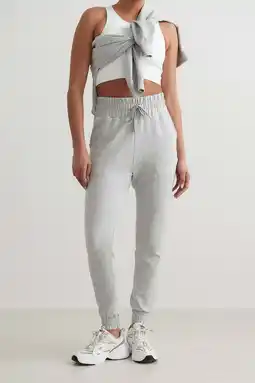 Wehkamp Aim'n joggingbroek Comfy lichtgrijs melange aanbieding