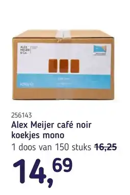 Van Hoeckel Alex Meijer café noir koekjes mono aanbieding