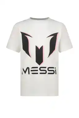 Wehkamp Messi T-shirt wit aanbieding