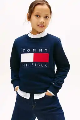 Wehkamp Tommy Hilfiger sweater donkerblauw aanbieding
