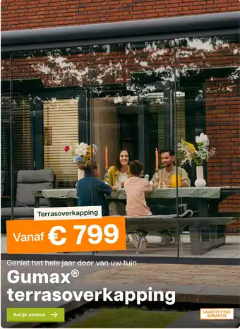 Gumax Terrasoverkapping