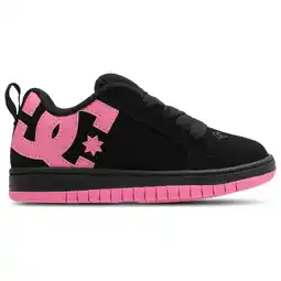 Foot Locker DC Shoes Court Graffik Peuterschoenen - Zwart - Maat 32 - Suède aanbieding