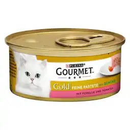 Zooplus 25% korting! Gourmet Gold natvoer voor katten 24 x 85 g / 48 x 85 g - Forel & Tomaat Paté 24 x 85 g aanbieding