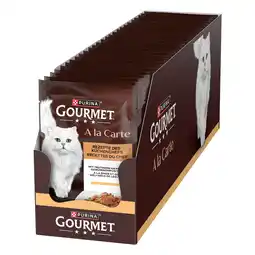Zooplus 3 + 1 gratis! 4 x Gourmet a la carte natvoer voor katten. - Kalkoen en Groenten (4 x 26 x 85 g) aanbieding