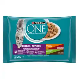 Zooplus 4 x 85 g + 1 x 85 g gratis! Purina One natvoer voor katten 5 x 85 g aanbieding