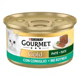Zooplus 25% korting! Gourmet Gold natvoer voor katten 24 x 85 g / 48 x 85 g - Konijn 48 x 85 g aanbieding