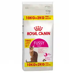 Zooplus 10 kg + 2 kg gratis! Royal Canin droogvoer voor katten 12 kg - Fussy Exigent (10 kg + 2 kg) aanbieding
