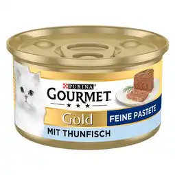 Zooplus 25% korting! Gourmet Gold natvoer voor katten 24 x 85 g / 48 x 85 g - Fijne paté: Tonijn 24 x 85 g aanbieding