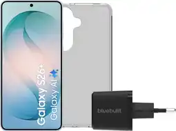 Coolblue Samsung Galaxy S26 Plus 256GB Lichtblauw 5G + Basis Accessoirepakket aanbieding