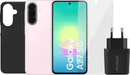 Coolblue Samsung Galaxy A27 128GB Roze 5G + Compleet Accessoirepakket aanbieding