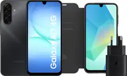 Coolblue Samsung Galaxy A17 128GB Zwart 4G + Accessoirepakket aanbieding