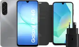 Coolblue Samsung Galaxy A17 128GB Grijs 4G + Accessoirepakket aanbieding