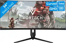 Coolblue Vortech Pro 34 inch Quad HD Curved aanbieding