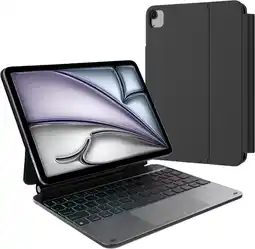 Coolblue BlueBuilt Apple iPad Air (2026/2025/2024) 11 inch Toetsenbord Hoes QWERTY Zwart aanbieding