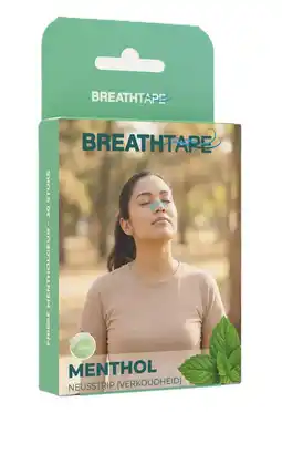 De Online Drogist Breathtape Menthol Neusstrip (verkoudheid) aanbieding