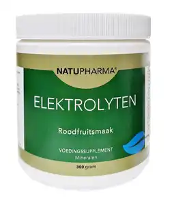De Online Drogist Natupharma Elektrolyten Rood Fruit Poeder aanbieding