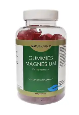 De Online Drogist Natupharma Magnesium Gummies Kersensmaak aanbieding