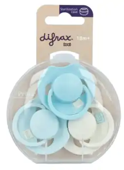 De Online Drogist Difrax Lovi Fopspenen Green 18M+ aanbieding