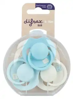 De Online Drogist Difrax Lovi Fopspenen Green 6-18M aanbieding
