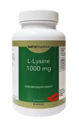 De Online Drogist Natupharma L-lysine 1000mg Tabletten aanbieding
