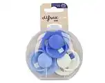 De Online Drogist Difrax Lovi Fopspenen Blue 6-18M aanbieding