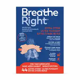 De Online Drogist Breathe Right Neusstrips Beige Extra Sterk aanbieding