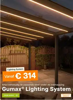Tuinmaximaal Gumax Lighting System aanbieding