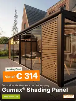 Tuinmaximaal Gumax Shading Panel aanbieding