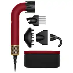 MediaMarkt Dyson Supersonic R Curly + Coily Red Velvet / Gold Föhn Rood aanbieding