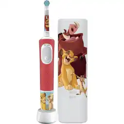 MediaMarkt Oral-b Tandenborstel Kids 3+ Lion King Elektrische Tandenborstel Rood aanbieding