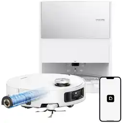 MediaMarkt Dreame Aqua 10 Roller - Robotstofzuiger Met Dweilfunctie 650 W Wit aanbieding