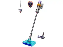 MediaMarkt Dyson V15s Detect Submarine Met Dweilfunctie Steelstofzuiger Incl. Kruimelzuiger Geel/nikkel aanbieding