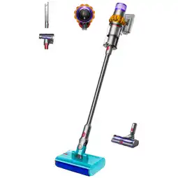 MediaMarkt Dyson V15s Detect Submarine Met Dweilfunctie Steelstofzuiger Incl. Kruimelzuiger Geel/nikkel aanbieding