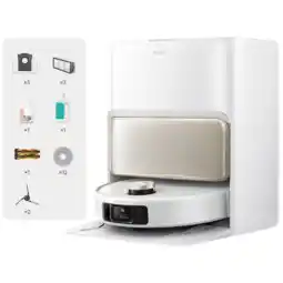 MediaMarkt Mova V50 Ultra - Robotstofzuiger Met Dweilfunctie Wit aanbieding