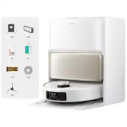 MediaMarkt Mova V50 Ultra - Robotstofzuiger Met Dweilfunctie Wit aanbieding