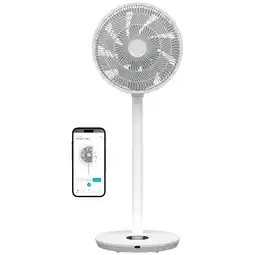 MediaMarkt Duux Whisper Flex 2 Smart Wit Statiefventilator aanbieding