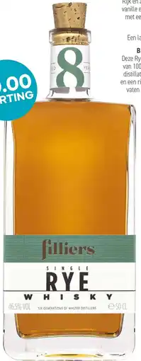 Mitra Filliers Single Rye 8 Yrs aanbieding