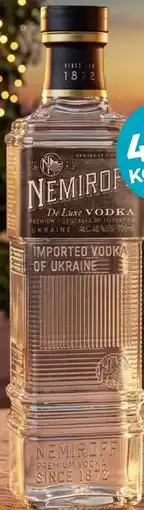 Mitra De luxe vodka aanbieding