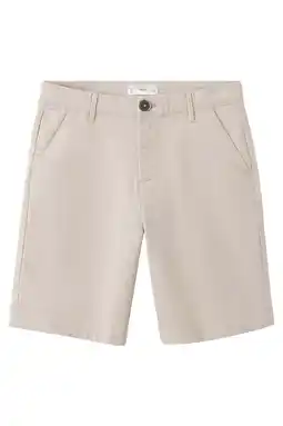 Wehkamp Mango Kids bermuda short beige aanbieding
