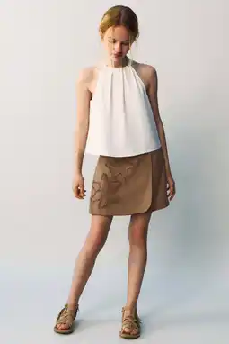 Wehkamp Mango Kids korte rok bruin aanbieding