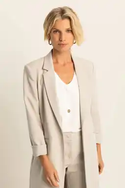 Wehkamp Expresso oversized blazer beige aanbieding