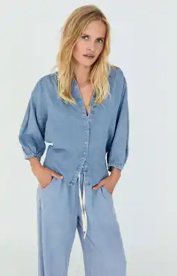 Wehkamp Moscow blouse blauw aanbieding