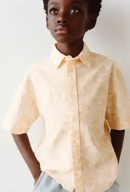 Wehkamp Mango Kids casual overhemd oranje aanbieding
