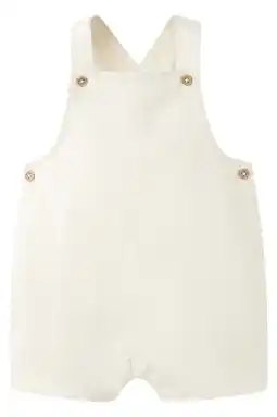 Wehkamp Mango Kids tuinbroek ecru aanbieding