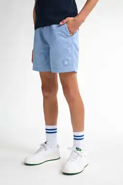 Wehkamp Petrol Industries chino short lichtblauw aanbieding