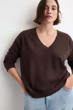 Wehkamp Mango pullover bruin aanbieding