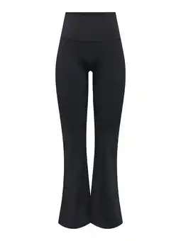 Wehkamp ONLY PLAY flared sportbroek ONPJAM zwart aanbieding